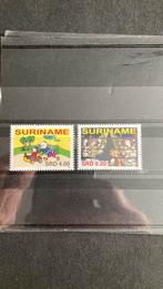 Suriname 1401/2 kind kerst post fris/22 09, Postzegels en Munten, Postzegels | Suriname, Ophalen of Verzenden