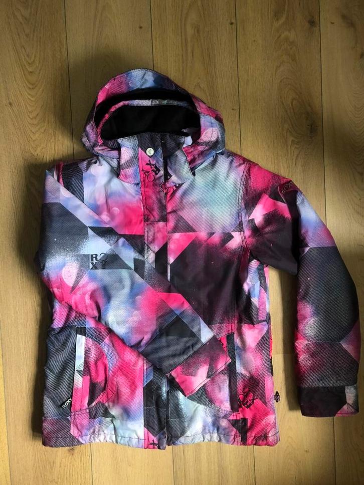 Roxy skijack, maat M, roze, Kleding | Dames, Wintersportkleding, Zo goed als nieuw, Jack, Maat 38/40 (M), Ophalen of Verzenden