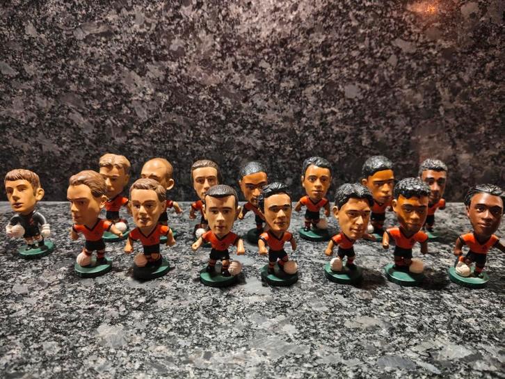 Nederlands elftal team poppetjes hoogte 7,5 cm, Verzamelen, Sportartikelen en Voetbal, Zo goed als nieuw, Beeldje of Poppetje