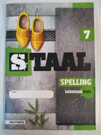 Staal - VERSIE 1 - Groep 7 - Spelling Werkboek Plus (NIEUW)., Ophalen of Verzenden, Nieuw, Overige niveaus, Nederlands