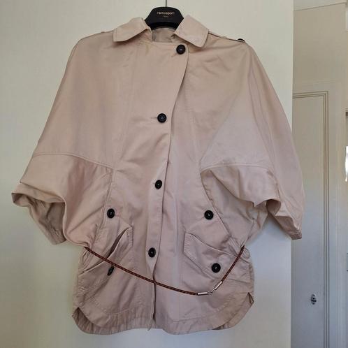 Coat Karen Miller beige maat 36., Kleding | Dames, Jassen | Zomer, Zo goed als nieuw, Maat 36 (S), Beige, Ophalen of Verzenden