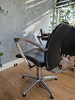 kappersstoel, Huis en Inrichting, Stoelen, Ophalen, Gebruikt, Zwart, Eén