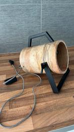 BY Boo tafellamp zwart mangohout, Ophalen of Verzenden, Zo goed als nieuw, Metaal, Minder dan 50 cm
