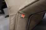 Prachtige luxe fauteuil CLIP Jess design metaa leer naturel, Ophalen, 75 tot 100 cm, Zo goed als nieuw, Metaal