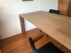 Eetkamer tafel eiken, Ophalen, 50 tot 100 cm, Zo goed als nieuw, Vijf personen of meer
