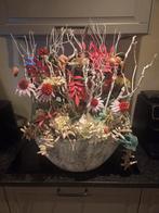 Kunstbloemen bloemstuk in bloembak, Ophalen, Nieuw, Binnen