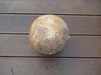 Antieke ijzeren kanonskogel  20 kilo, Verzamelen, Ophalen, Landmacht, Nederland