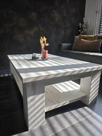 Salontafel White Wash Look, Huis en Inrichting, Tafels | Salontafels, Ophalen, Gebruikt, Modern, Rechthoekig