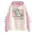 dino hoodie, Ophalen of Verzenden, Maat 48/50 (M), Roze