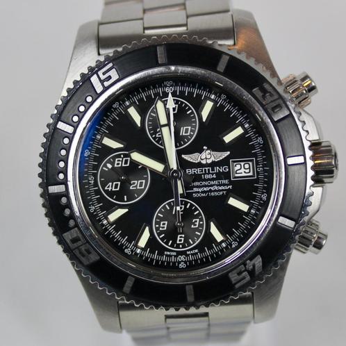 Breitling Superocean - A13341 - Full set, Sieraden, Tassen en Uiterlijk, Horloges | Heren, Gebruikt, Polshorloge, Breitling, Staal