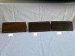 3 vintage wandlampjes, bedlampjes, Ophalen of Verzenden, Gebruikt, Metaal