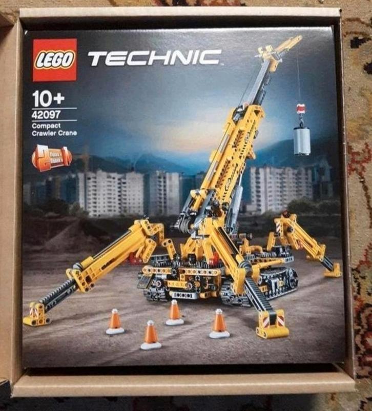 LEGO Technic 42097 Compacte Rupsband Kraan - Compleet!, Kinderen en Baby's, Speelgoed | Duplo en Lego, Nieuw, Lego, Complete set