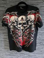 3 Gothic shirts, Ophalen of Verzenden, Zo goed als nieuw, Zwart, Korte mouw