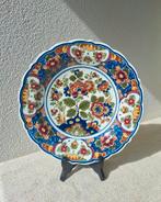 Delfse Pauw Delft Holland wandbord bloem servies, Ophalen of Verzenden