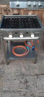 Rvs bbq met nieuwe brander, Ophalen of Verzenden, Zo goed als nieuw