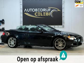BMW 6-serie Cabrio 630i High Executive 2010 ZWART SOFTOP beschikbaar voor biedingen