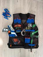 Nerf vest met gun en accessoires, Ophalen of Verzenden, Zo goed als nieuw