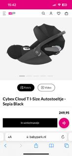 Cybex Cloud T I-Size Autostoeltje - Sepia Black, Zo goed als nieuw, Isofix, Ophalen, Overige merken