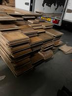 65 m2 eiken multivloer. 20 cm breed, 15 mm dik . Toplaag 4mm, Gebruikt, 10 m² of meer, 10 tot 30 cm, Hout