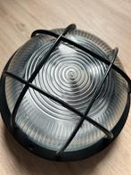 Handson Bull-Eye Wandlamp Zwart, ideale in schuur of garage, Ophalen of Verzenden, Zo goed als nieuw, Kunststof, Minder dan 50 cm