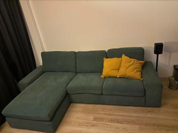 Ikea Kivik - 3-seat sofa with chaise longue, Tallmyra blue