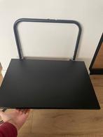 Nieuw rvs balkontafel hangtafel zwart 62x60x85,5, Ophalen of Verzenden, Nieuw, Rechthoekig, Rvs