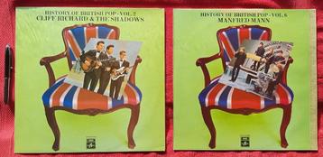 Manfred Mann + Cliff Richard & The Shadows LP's 1972 beschikbaar voor biedingen