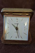 Vintage reiswekker, Europa 2 jewels, Ophalen of Verzenden