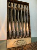 6 Voorschoten diner messen in originele doos - nooit gebruik, Antiek en Kunst, Ophalen of Verzenden