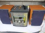 Philips MZ-7 stereo-set, 3 cd-speler, dubbel cassettedeck, Ophalen, Zo goed als nieuw, Cd-speler, Philips