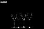 4 Antieke bitterglaasjes – Jugenstill – Art Deco – 1900–1910, Ophalen of Verzenden