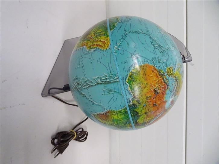 A6360. Globe met Verlichting, Huis en Inrichting, Woonaccessoires | Wereldbollen, Gebruikt, Ophalen of Verzenden