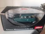 Opel Olympia caravan 1:43 groen schuco, Hobby en Vrije tijd, Modelauto's | 1:43, Ophalen of Verzenden, Zo goed als nieuw, Auto