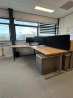 hoekbureau en ladenblok, Ophalen, In hoogte verstelbaar, Gebruikt, Bureau