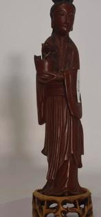 Quan Yin Chinees houten beeld, Ophalen of Verzenden