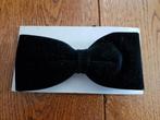 Fluwelen vlinderstrik voor heren (nieuw!), Ophalen of Verzenden, Nieuw, Zwart, Effen