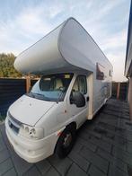 Camper Fiat Ducato 2.8dti Dethleffs opbouw 6 persoons, Caravans en Kamperen, Campers, Alkoof, Ringverwarming, Fiat, Treinzit