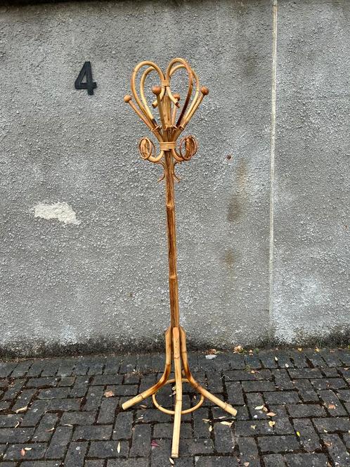Vintage Rotan Kapstok – Stijlvol & Functioneel, Huis en Inrichting, Woonaccessoires | Kapstokken, Zo goed als nieuw, Wandkapstok