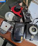 oude foto toestellen met blitser, Audio, Tv en Foto, Fotocamera's Analoog, Ophalen, Niet werkend, Compact, Overige Merken