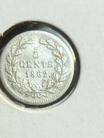5 cent 1862, Postzegels en Munten, Munten | Nederland, Ophalen of Verzenden, Koning Willem III, 1 cent