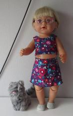 poppenkleertjes babypop born 43cm (zomer kleding setje ), Verzenden, Nieuw, Babypop