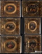 Antiek,stilleven olieverfschilderijtjes. René Tempur P/pst, Antiek en Kunst, Kunst | Schilderijen | Klassiek, Ophalen of Verzenden