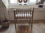 Zandkleur babywiegje/ babybedje incl matras, etc., Kinderen en Baby's, Babywiegjes en Ledikanten, Ophalen, Zo goed als nieuw, Ledikant