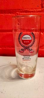 AMSTEL bierglas opening Amstelbrouwerij Helmond 19-61965., Ophalen of Verzenden, Gebruikt, Glas of Glazen, Amstel
