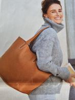 Tas vegan leather, bruin, Verzenden, Zo goed als nieuw, Bruin, Overige typen