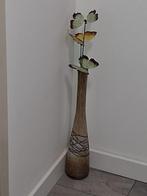 Decoratieve vaas met bloemen, Huis en Inrichting, Woonaccessoires | Zuilen en Pilaren, Ophalen, Zo goed als nieuw