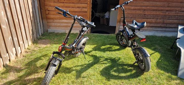 Te koop electrische vouwfiets Ouxi V7 fatbike, Fietsen en Brommers, Elektrische fietsen, Zo goed als nieuw, Overige merken, 47 tot 51 cm