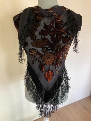 Zijden/viscose omslagdoek/sjaal - Watcher beschikbaar voor biedingen