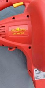 WOLF Elektrische bladblazer 105dB, Ophalen, Handgedragen, Met neuswiel, Elektrisch