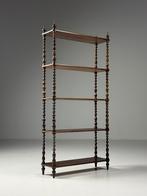 Bobbin boekenrek boekenkast Frans antiek bobbin